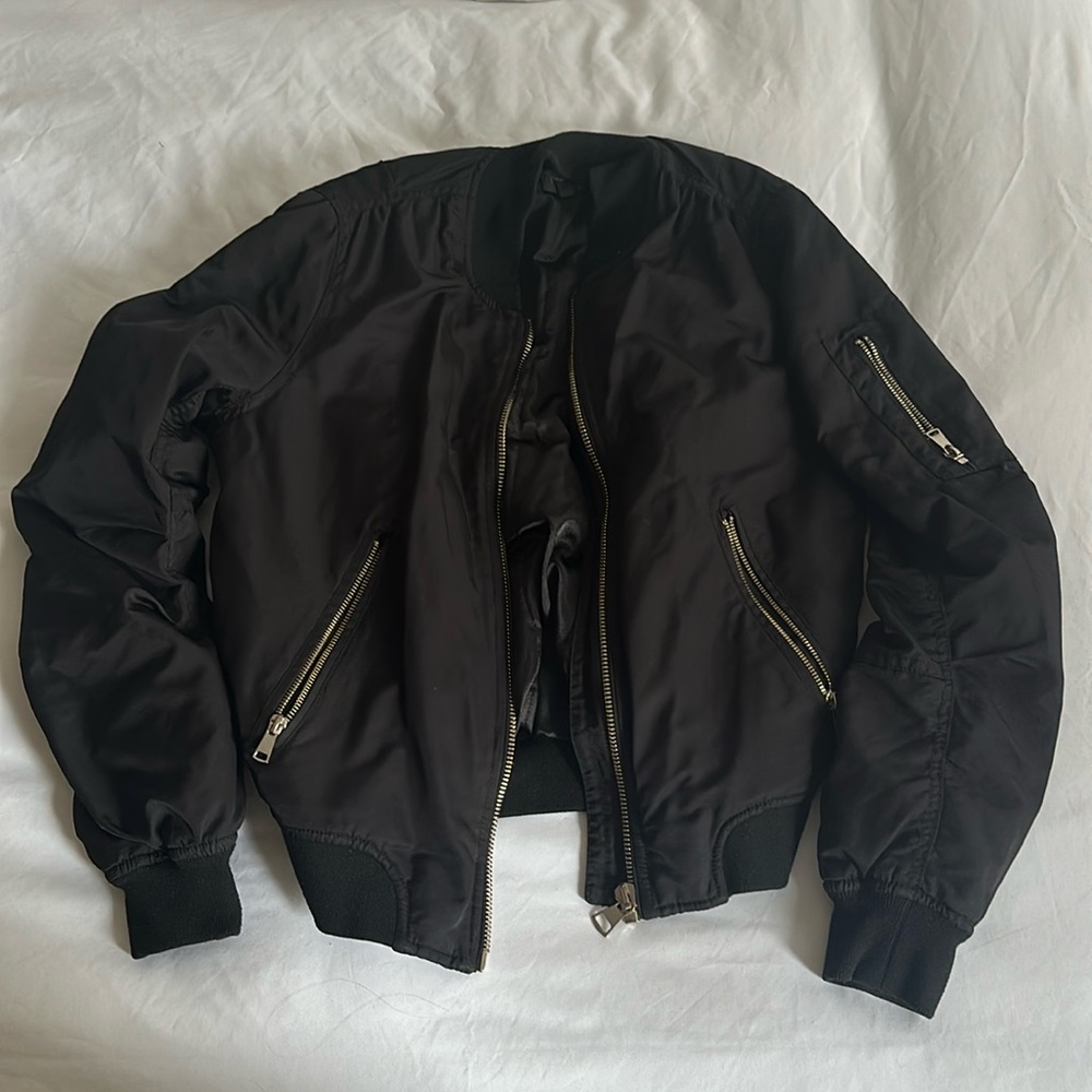 ASOS Black Bomber Jacket